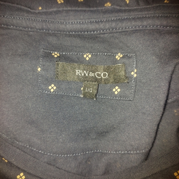 RW&CO Short sleeve t-shirt tee shirt top size L Unisex - Picture 4 of 4